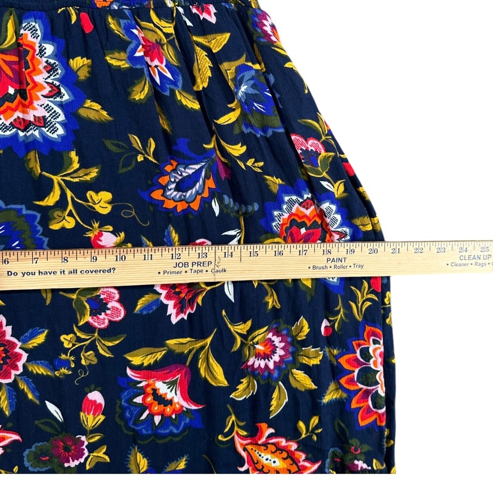 Old Navy NWT Women's S Small Boho Floral Dress Peasant Gypsy Swing Midi - Picture 10 of 15